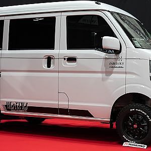 HEARTILY SUZUKI EVERY DA17V OAM2024 - 進光自動車 エブリイ LSLINEワゴンルックショートバンパーバージョン 大阪オートメッセ2024